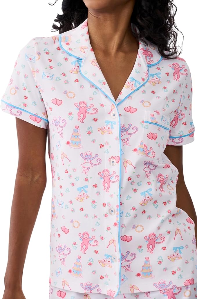 Monkey Pajama Shorts and T-Shirt