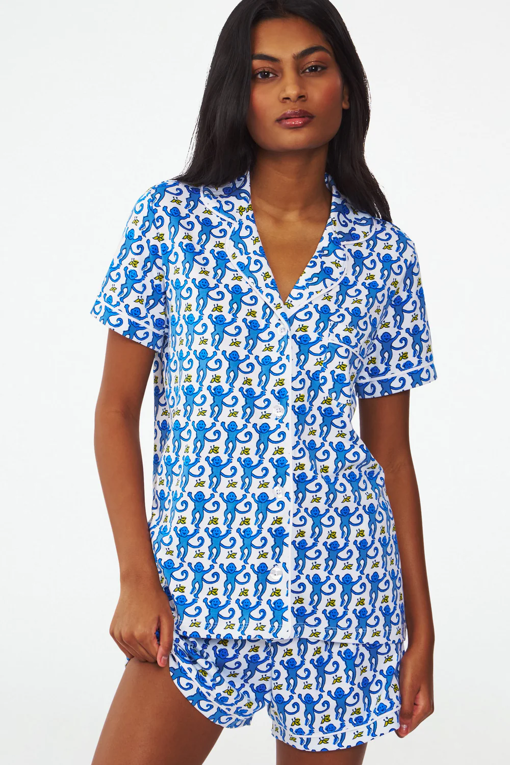 Blue Monkey 2 Piece PJ Set