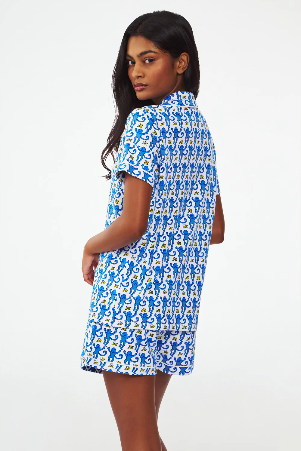 Blue Monkey 2 Piece PJ Set