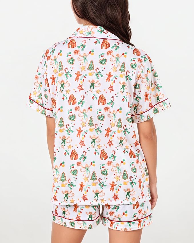 Christmas Monkey 2 Piece PJ Set