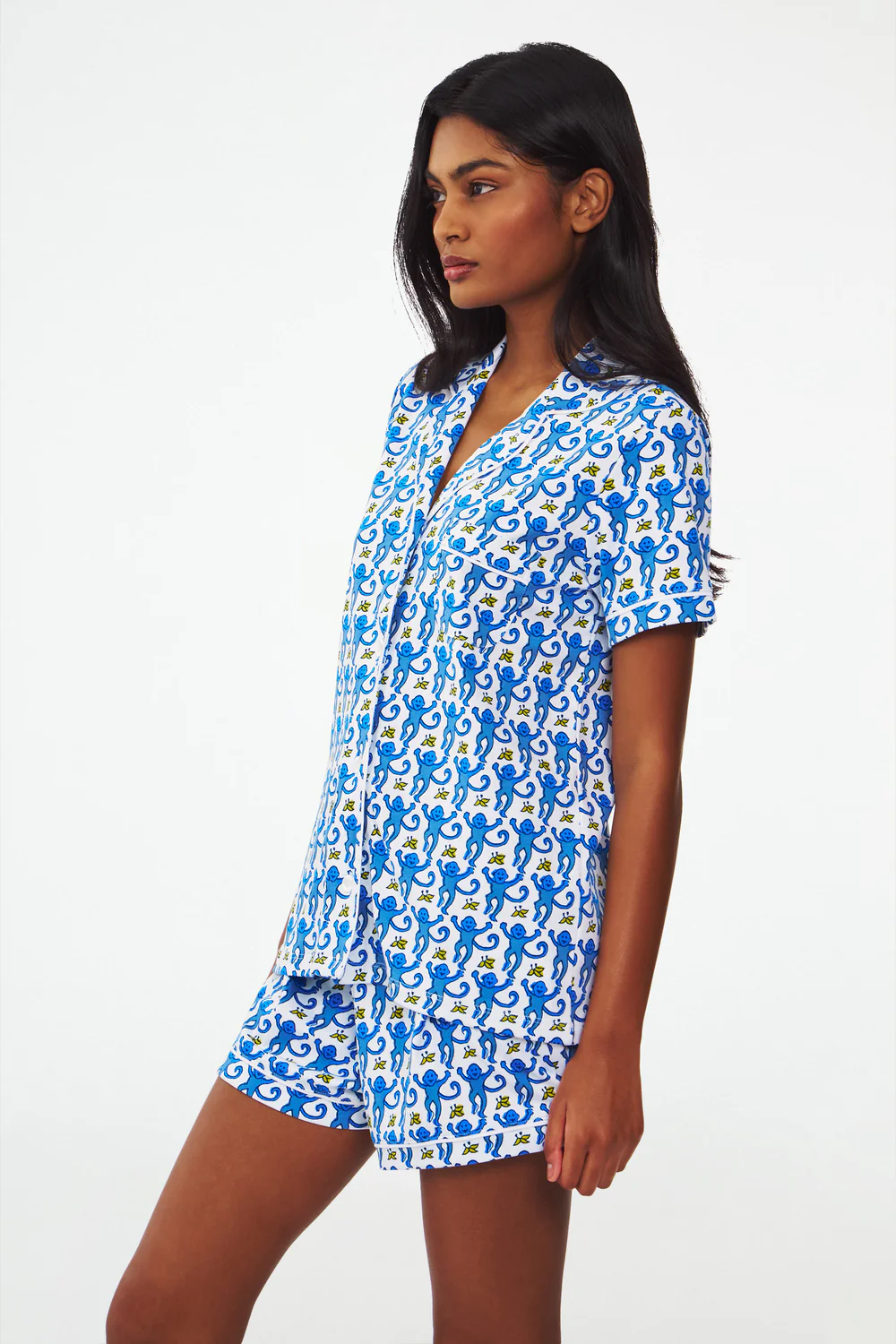 Blue Monkey 2 Piece PJ Set