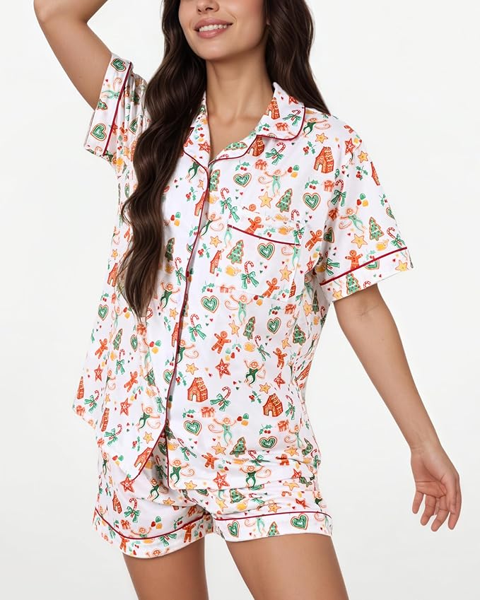 Christmas Monkey 2 Piece PJ Set